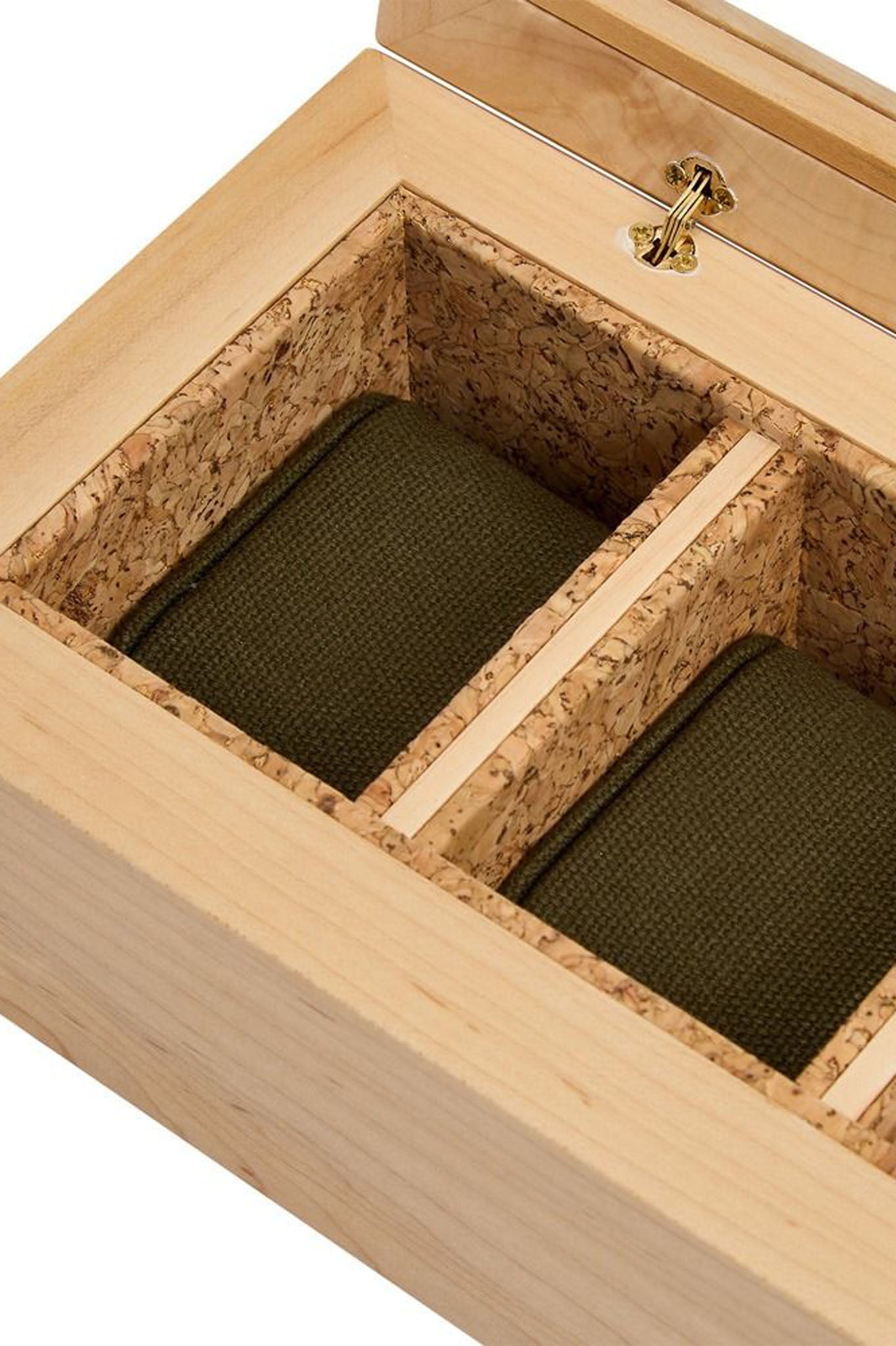 Wolf 1834 Analog:Shift Flatiron II. 5 kellon säilytyslaatikko, wood 710211